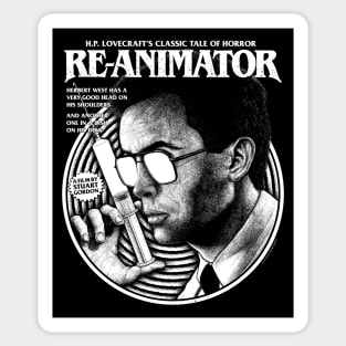 Reanimator, Herbert west, Lovecraft Sticker